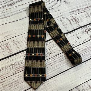 Frank Lloyd Wright “Tree Of Life” Window Design 100% Silk Necktie